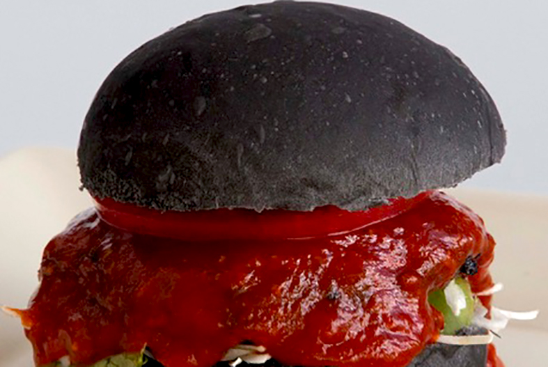 ハロウィーンブラックバーガー